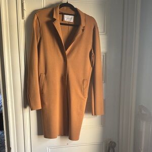 Carolina Belle Camel/Tan Single-Breasted Trench Coat